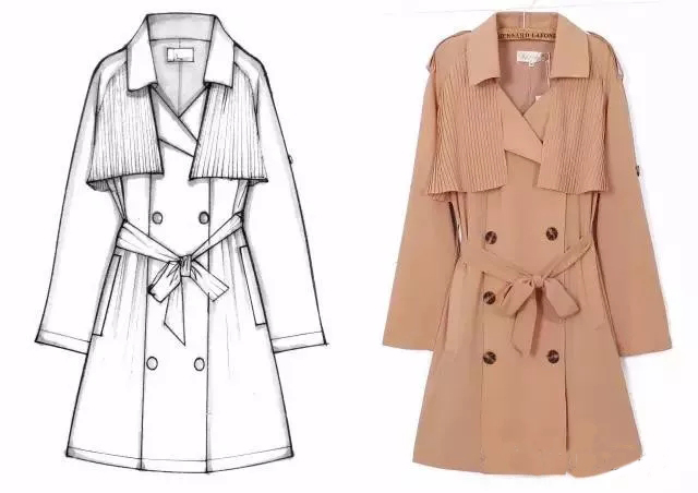 手绘服装平面款式图1:1对照指南 从衣饰到鞋帽的绘制教程